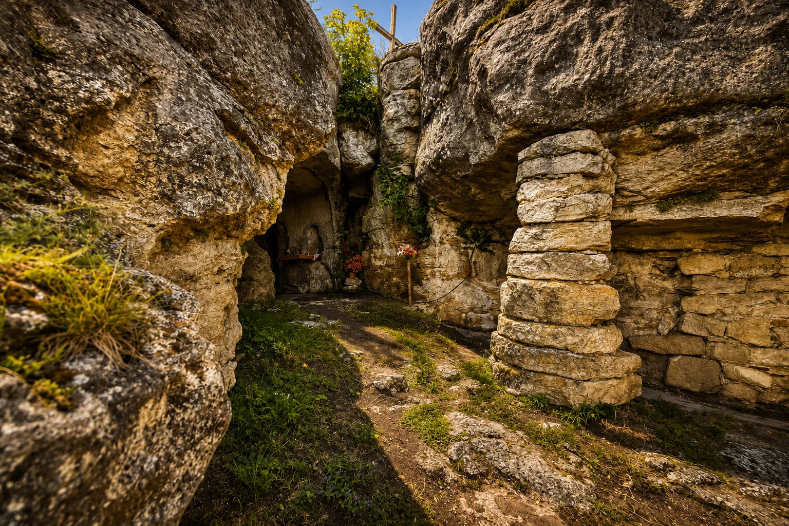 Печерний язичницький храм - друге фото